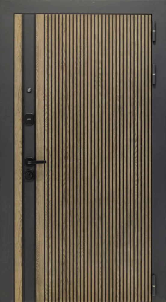 Входная дверь ДвериПРО Rosna ФЛ-677 (10мм, белый матовый) DPRO196534 внешняя сторона