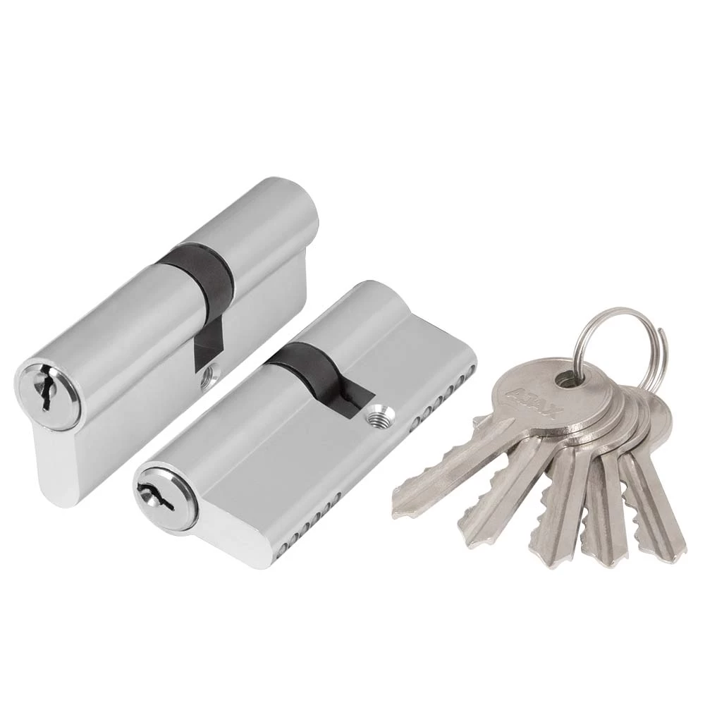 Фото Цилиндровый механизм (AZ100/70) AZ1000Key70 (30+10+30) CP хром