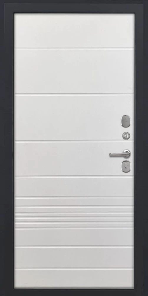 Входная дверь ДвериПРО Модель L-48 ФЛ-700 (10мм, ясень белый) DPRO196549 внутренняя сторона