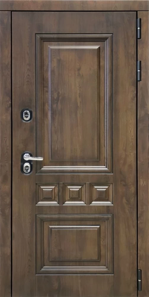 Входная дверь ДвериПРО Аура СБ-1 (ст. белое, 16мм, венге) DPRO196907 внешняя сторона