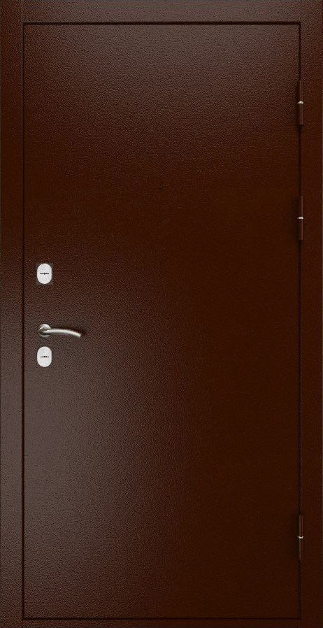 Входная дверь ДвериПРО L Термо ФЛ-701 (10мм, дуб шоколад) DPRO198045 внешняя сторона