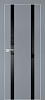 Межкомнатная дверь PX-9  AL кромка с 4-х ст. Серый матовый